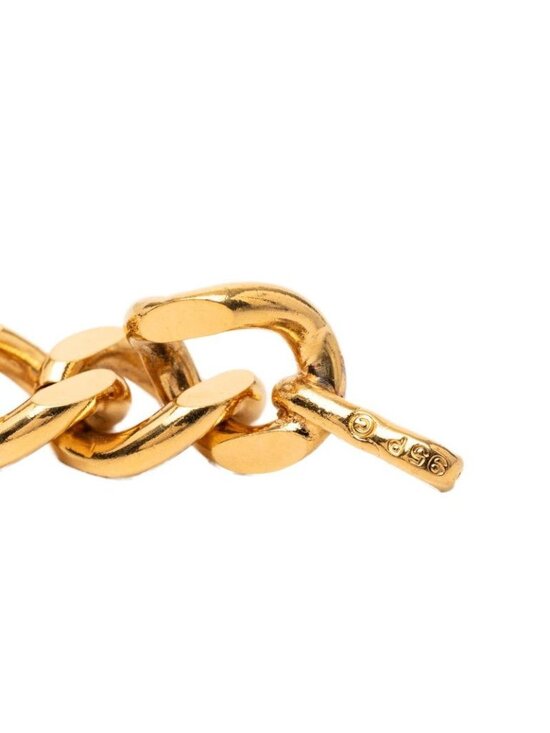 Chanel CC Logo 31 Rue Cambon Paris Plate Chain Belt Gold Plated main image 4